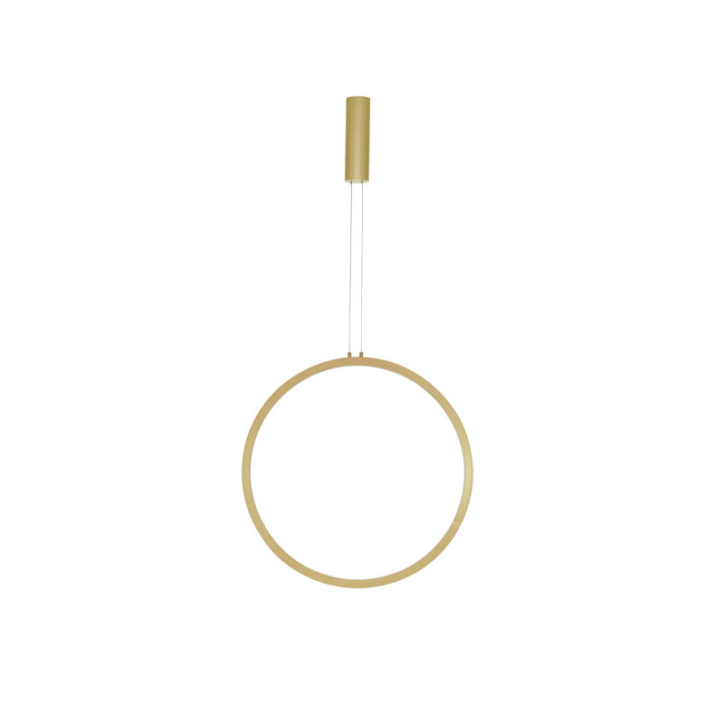1 - Light Gold LED Single Pendant