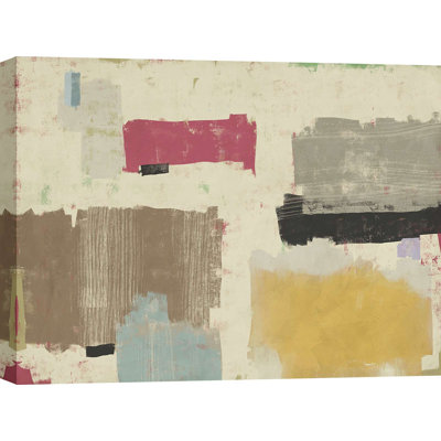 Abstract Painting: Mozart In The Desert by Ludwig Maun - Wrapped Canvas Print