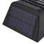Carlyssia Matte Black Solar Powered Integrated LED Outdoor Wall Lantern with Dusk to Dawn