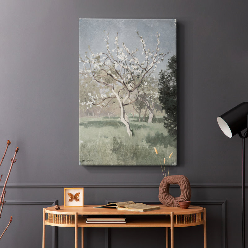 Motif floral rétro LXIV - galerie Cavas, H 60 po x l 40 po