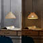 Luminaire suspendu naturel 1 lumière Yahira
