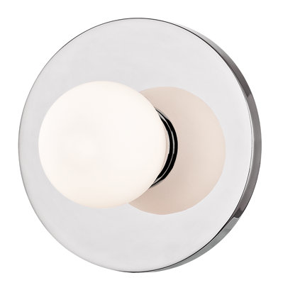 Taft 1 Light Wall Sconce, Polished Chrome