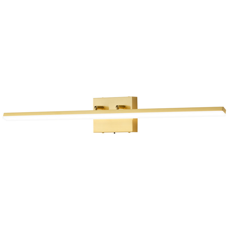 Applique murale 1 lumière DEL à intensité variable 32 W Bedale avec 5 températures de couleur dorée Bedale, Doré
