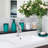 Bathroom Set With Trash Can, Soap Dispenser