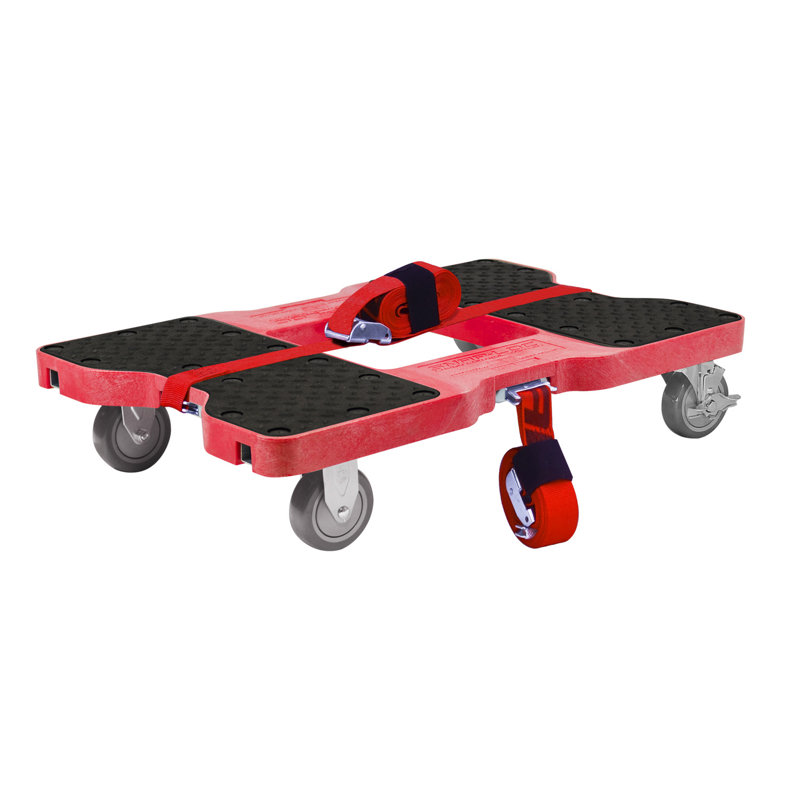 Polyuréthane rigide industriel de 4 pouces avec roulettes Snap-Loc de 375 lb