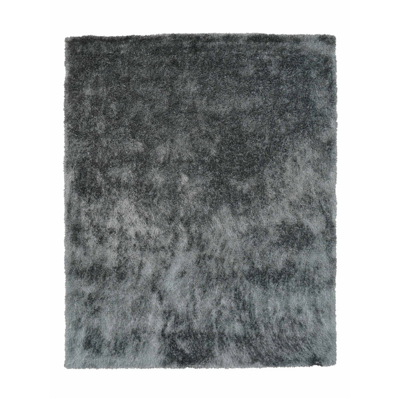 Tapis de salon Aimantas, Rectangle 6 pi x 9 pi, Gris anthracite