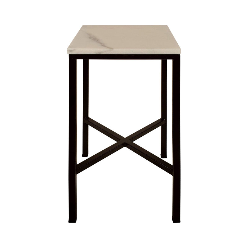 Vermont End Table, Carrera Marble