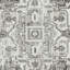 Tapis gris en polypropylène tissé à la main Raghdah Southwestern-285343994