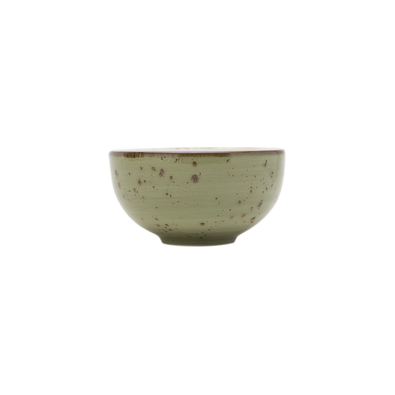 Bol à soupe 17 oz Artisan, Geode olive