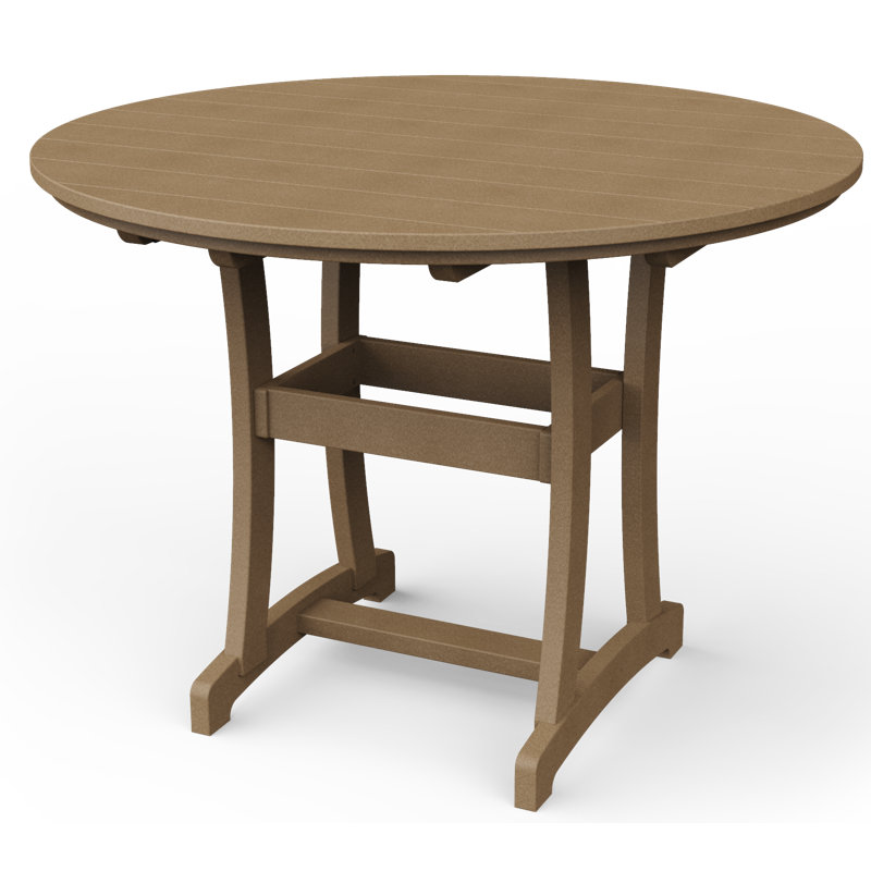 Table de bar Stella, Marron foncé, H 54 po x l 54 po x P 54 po