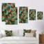 Motif léopard avec une touche de vert IV - Peinture-461950507-461950517