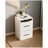 60CM 3-In-1 Vanity Desk Set With Flip-Top Mirror, Glass Desktop, 3 Drawers, And Cushioned Stool For Bedroom | Gift Idea-1277597750