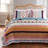 Greenland Home Fashions Thalia Tango 3-Piece Queen Size Quilt Set 90x90 + 20x26 (2)-839186306-918997230