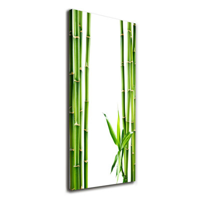 Bamboo 1 Piece Wrapped Canvas Wall Art