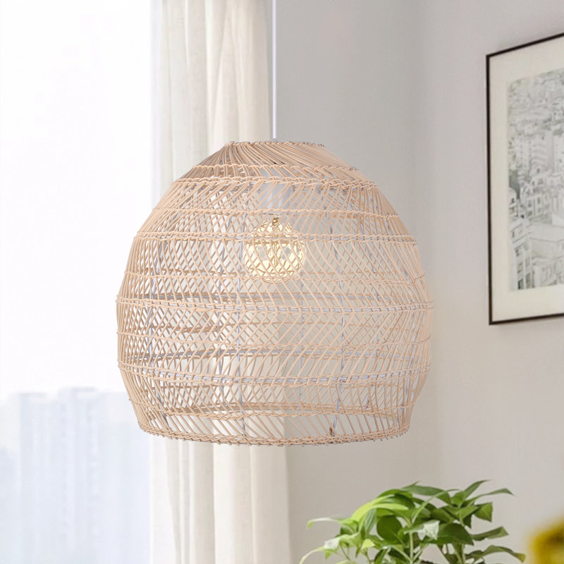 Luminaire suspendu 1 lumière Aonan, H 13,78 po x l 15,74 po x P 15,74 po