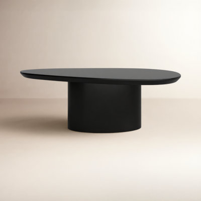 Poetica Solid Wood Top Single Coffee Table