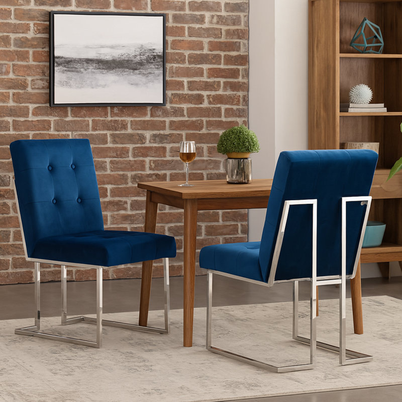 Cocopah 19'' H Tufted Velvet Upholstered Dining Chair