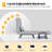 Daveah Single 25.5'' Upholstered Futon Chair-2100073152