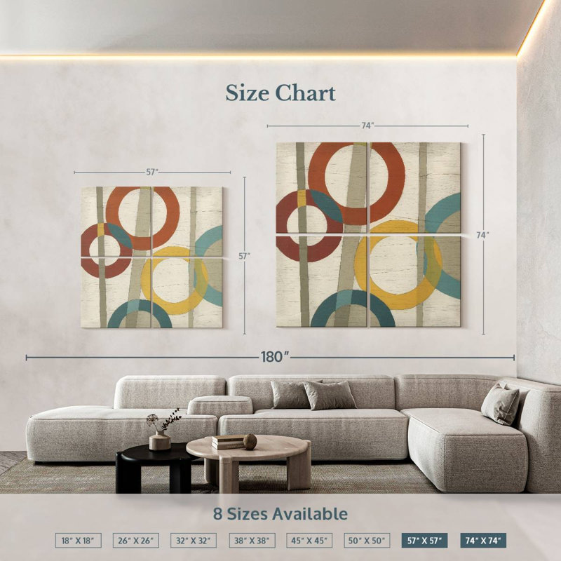 Avery Circular Logic I, 57'' H x 57'' W