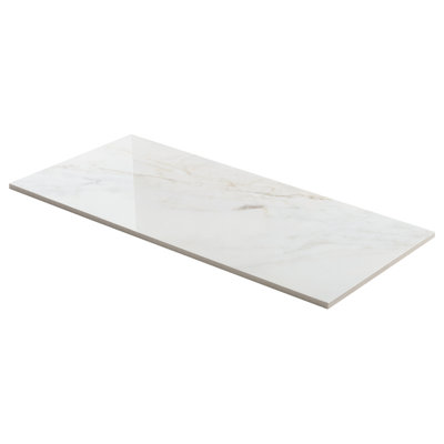 Calacatta Macchia 12X24 Marble Look Polished Porcelain Floor And Wall Tile