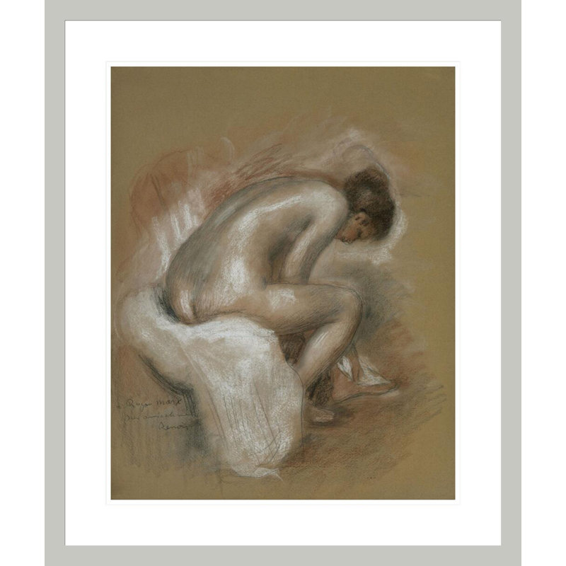«Sived Nude» par Pierre-Auguste Renoir, impression giclée sur cadre, 27,89 po H x 23,5 po L