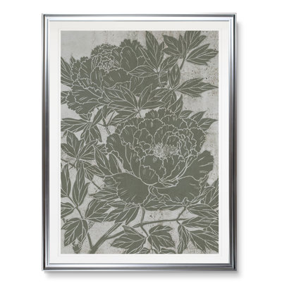 « fleuriing pivoine i »-impression sur toile