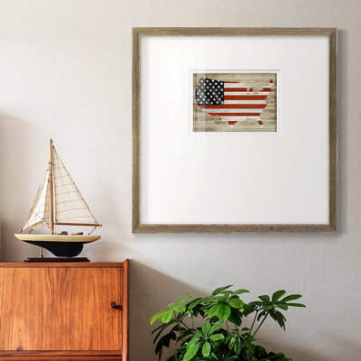 «American Flagpremium», reproduction encadrée