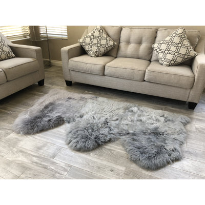Tapis gris clair Whipkey Luxurious
