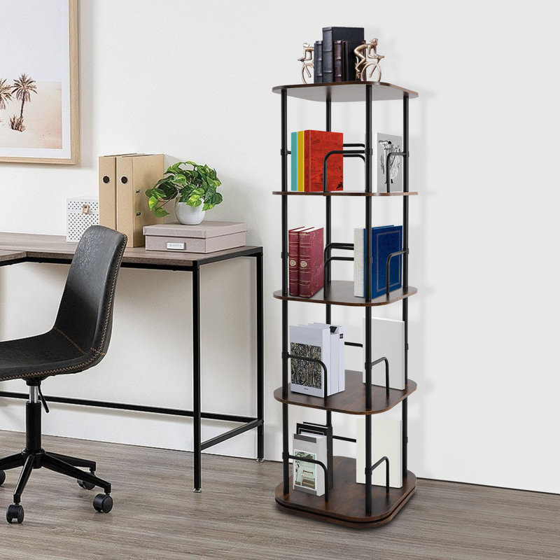 4-Tier Rotating Bookcase
