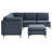 Linen Modular Sectional Sofa with Custom Configuration-780791673-780791672-780791667