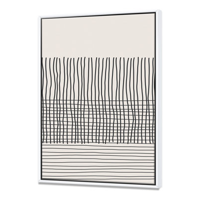 Minimal Geometric Lines and Squares V - reproduction sur toile