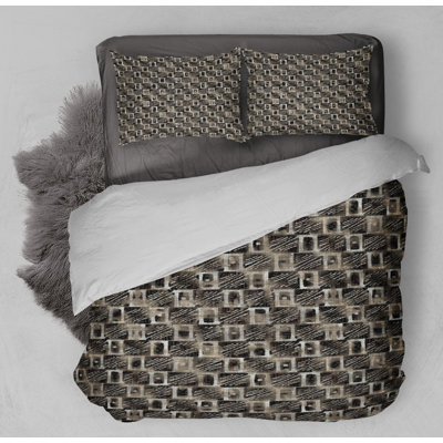 Polyester Geometric Shapes Comforter Set