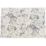 Shag Floral Area Rug