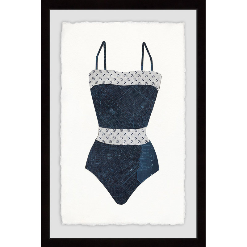 Fancy Monokini - Single Picture Frame Print, 91cm H x 61cm W x 4cm D