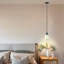 1 - Light Single Teardrop E26 Dimmable Adjustable Pendant Light-72563734