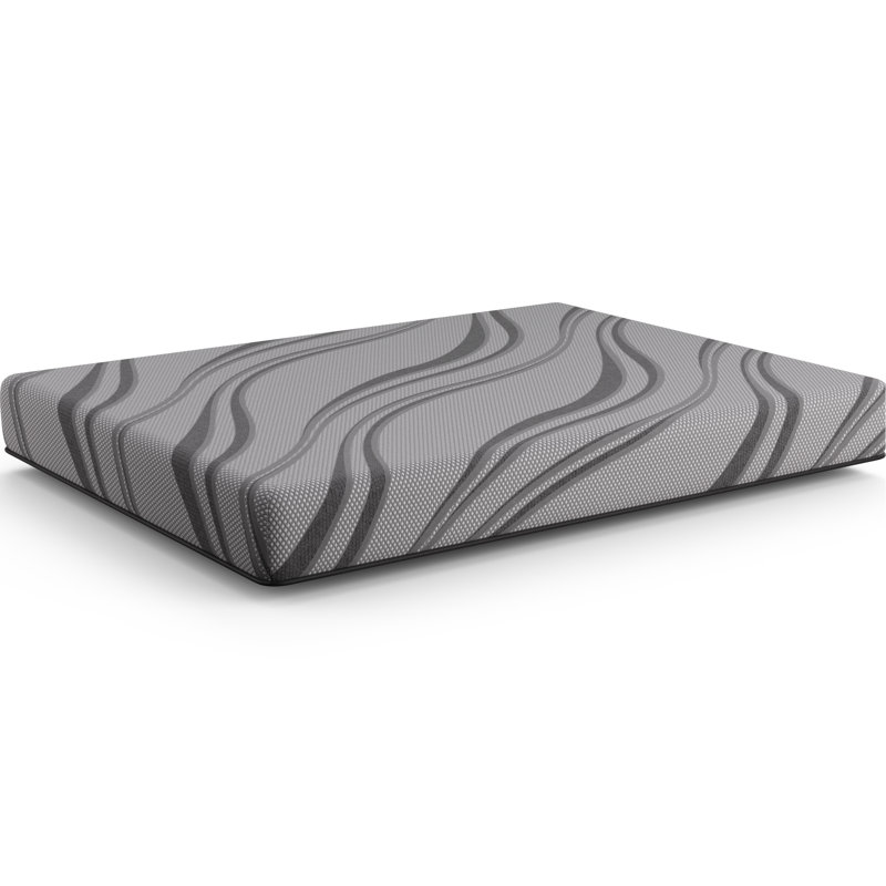 Bavoir en mousse viscoélastique réactive (grand) avec couche de confort haute densité et noyau en tissu mèche pour une nuit rafraîchissante
