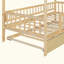 Lit en bois avec lit gigogne simple