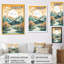 «Snow Covered Mountain Peaks II», reproduction d'art sur toile-88538707-88538708