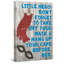 Cicely «Superhero Bedtime Rules», reproduction sur toile tendue-475285884