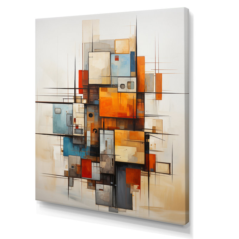Impression sur toile Haydyn Cubism Fragmented Perspectives I, H 20 po x l 12 po x P 1 po, Toile tendue