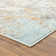 Tapis abstrait bleu / beige Kingsbury