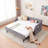 Twin Upholstered Daybed Frame with Trundle-2012325978