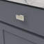 Poignée rectangulaire de la collection Bungalow - bouton d'armoire nickel satiné 2-5 / 16 "x 1-1 / 16" - Quincaillerie transitionnelle et côtière pour tiroirs et armoires-9113966-118303489