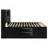 Black Eastern King Storage Bed