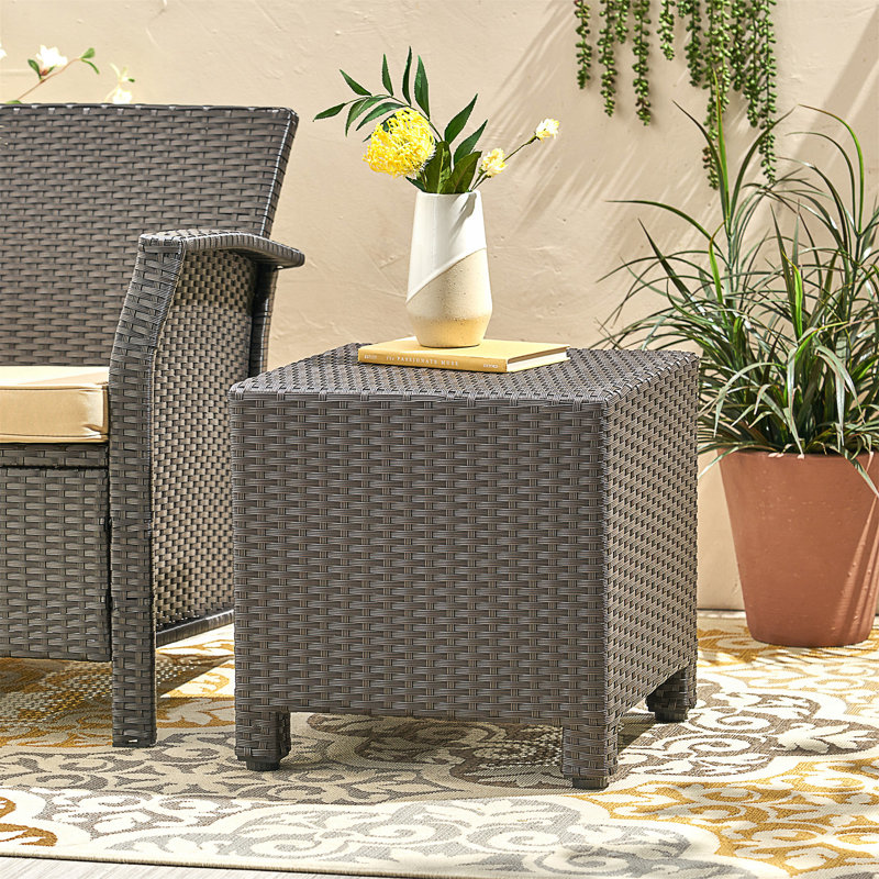 Table d'appoint PUERTA, Marron foncé