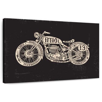 Mehar, typographie de motos rétro