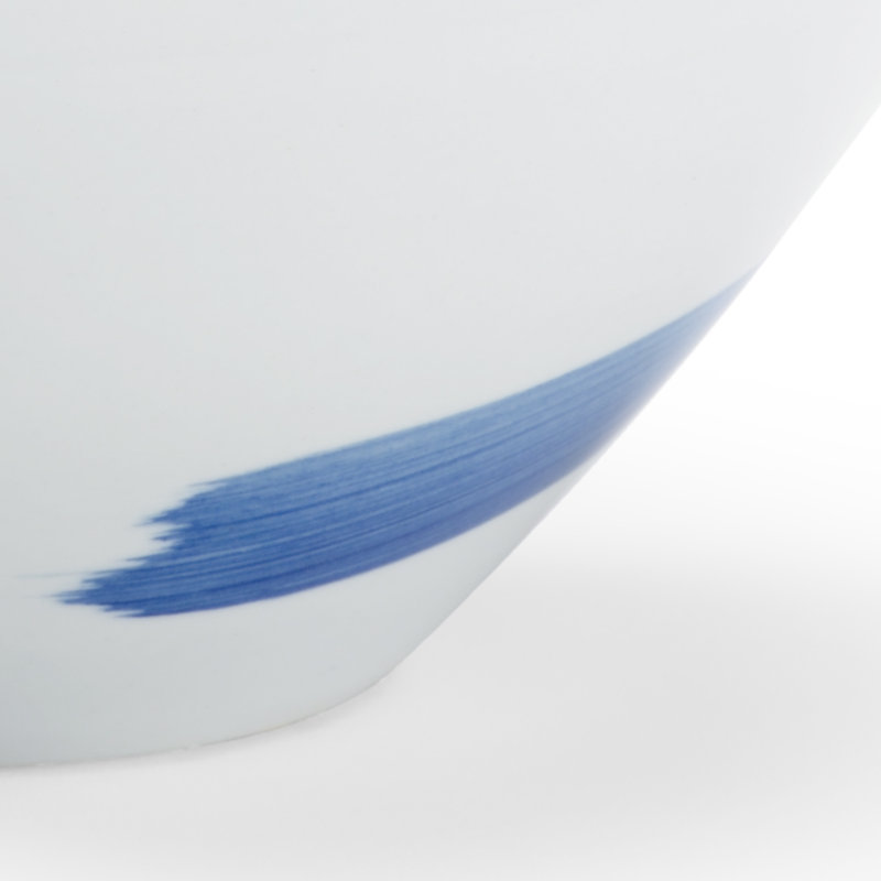 Essex Porcelain Decorative Bowl, 6" H x 12.75" W x 12.75" D