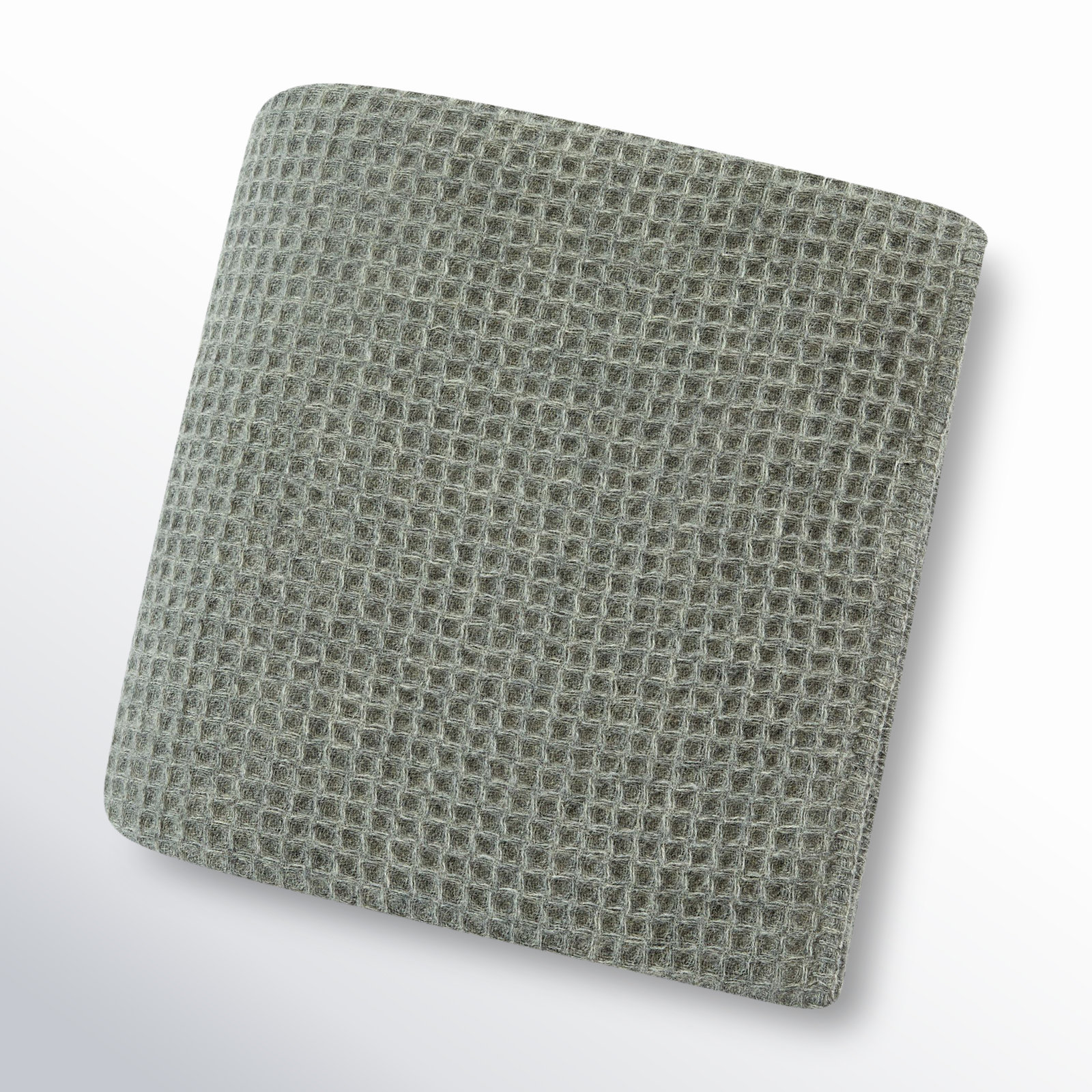 Sonder Wool Throw Blanket, King, 8, Light Gray