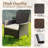 Classique Patio Furniture Set Wicker Dining Chairs