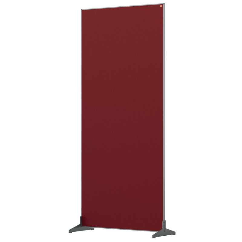 Ambriz Office Partitions, 180cm H x 60cm W x 30cm D, Red